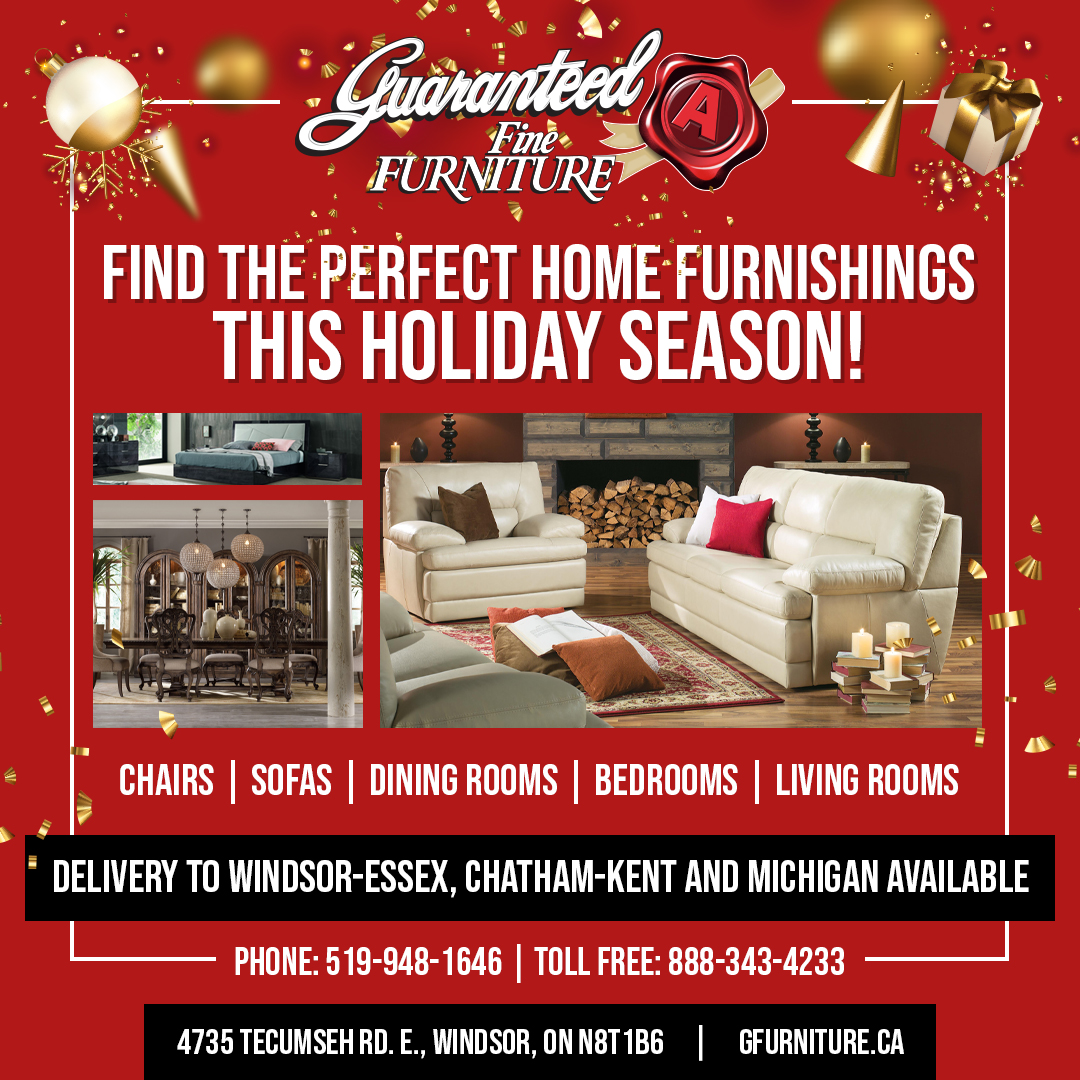 Shop Guaranteed A Fine Furniture in Windsor This Holiday Season